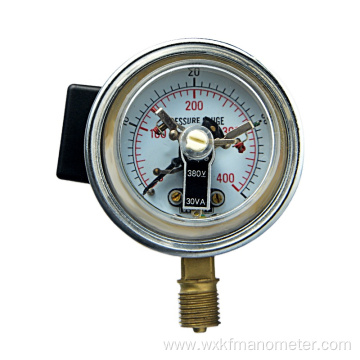 63mm dry 1/4" npt lower mount pressure gauge